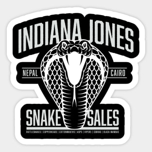 Indiana Jones Snake Sales Sticker